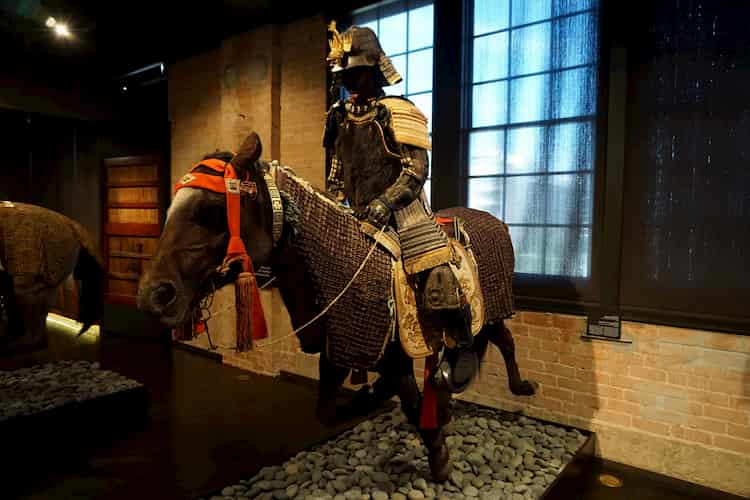 Samurai armor on mannequin at Samurai Collection