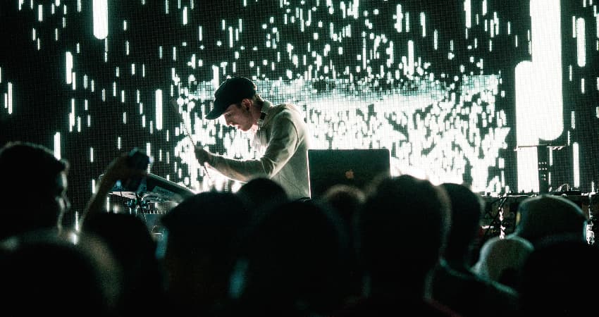 A tech and music performance at SXSW in Austin