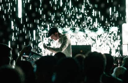A tech and music performance at SXSW in Austin