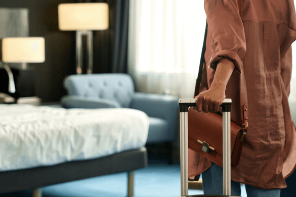 a hotel room